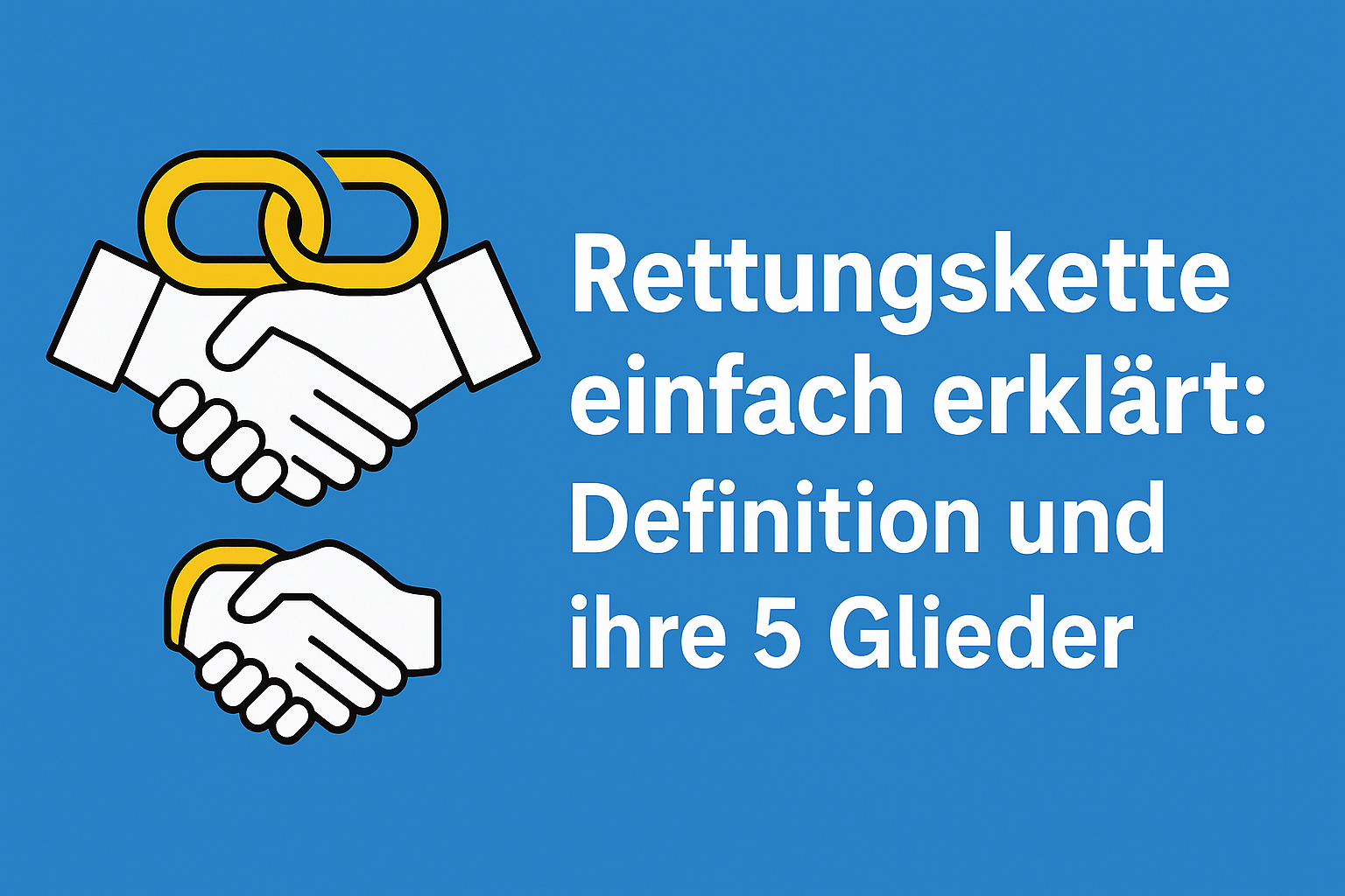 Rettungskette einfach erklärt